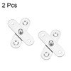 uxcell 2 Sets Stainless Steel 360 Degree Rotating Door Pivot