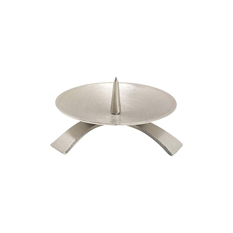 NKlaus three foot chandelier Ø9,5cm with spike big brass nickel