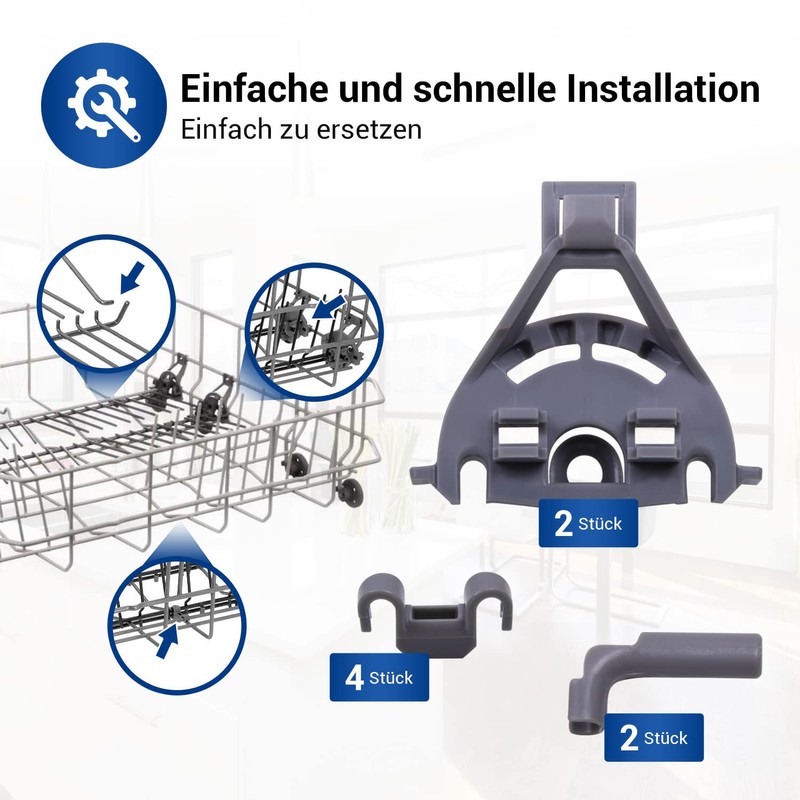 Bearing Set/Clamp Replacement for Bosch Siemens Neff 00428344 428344 for