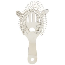 Beaumont 3570 Hawthorn Strainer, 2 Prongs, Stainless Steel, Silver