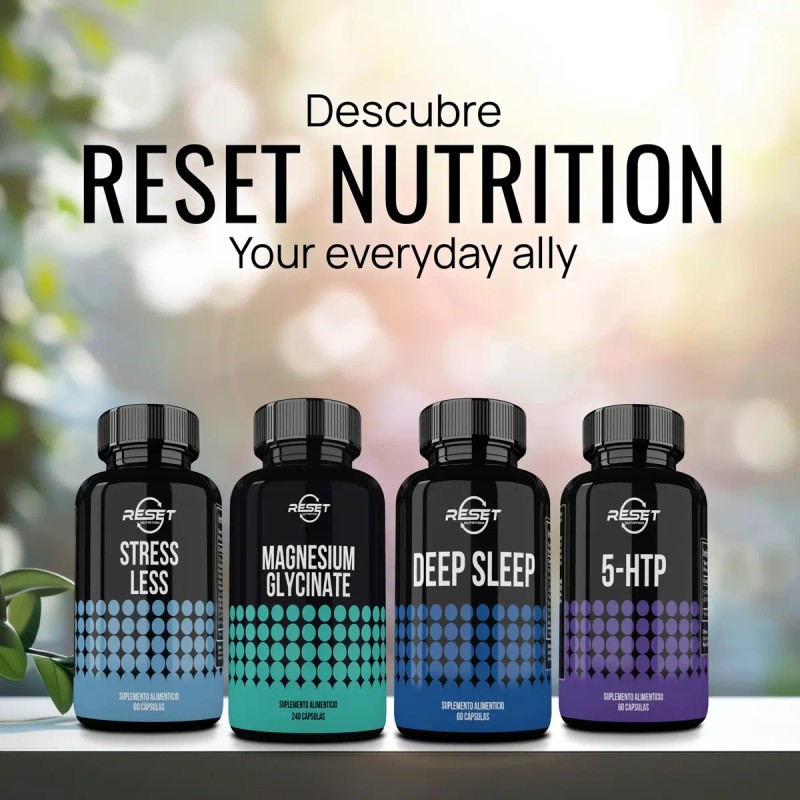 Reset Nutrition Glicinato Magnesio 400mg Estrés 240cáp