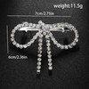 AEGYPIUS Rhinestone Bow, 2.75 x 2.36 Inches Gold Rhinestone Hair