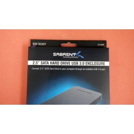 Sabrent 2.5" SATA/SSD USB 3.0 Tool-Free External Hard Drive Enclosure EC-UASP