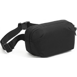 Small Crossbody Bag for Women Men, Fanny Pack Sling Bag Black