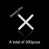 300PCS Tile Spacers,Decorative Tile, 2mm Tile Spacers, Plastic Cross Tile