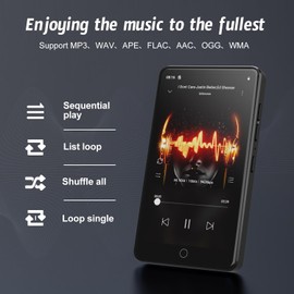160GB Android 13 MP3 Player with Bluetooth and WiFi, 4.02" IPS HD Touch Screen MP4 Player with Speakers, Music Player for Kids, Android MP3 Player with Spotify, YouTube and Play Store
