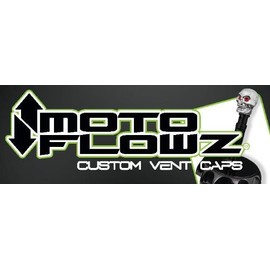MOTOFLOWZ RED DICE CUSTOM SHORTY GAS CAP VENT