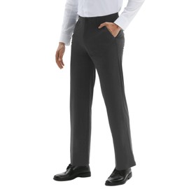 Fliwos Mens Dress Pants, Men's High Stretch Iron Free Classic Pants Lightweight Breathable Pant for Golf Work Business
