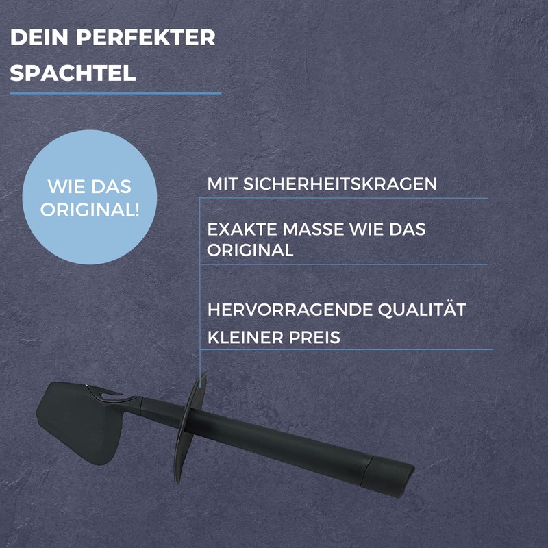 Lichtblau Spatula 2857 with Safety Collar Suitable for Thermomix TM31
