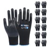 HPHST Work Gloves, 12 Pairs Work Gloves Men Women with