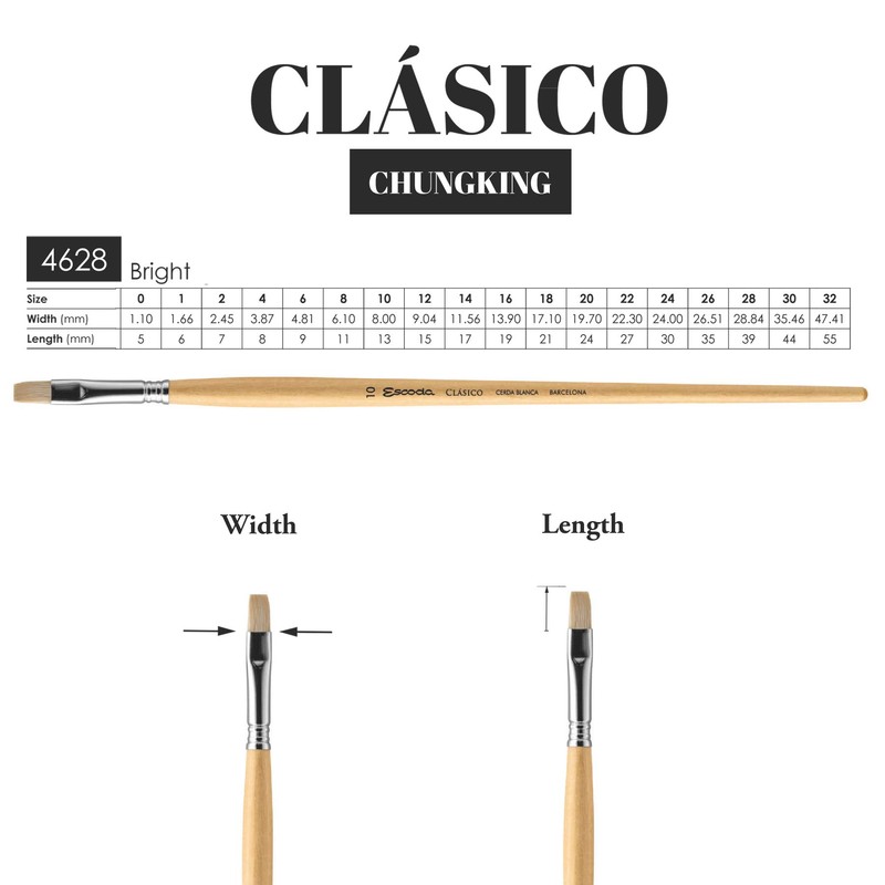 Escoda : CLASICO Hog : Series 4628 : # 14