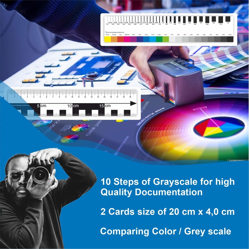 Expert Accessory Set | Colour Measuring Ruler | Documentation Aid