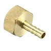 sourcing map 6.5mm Barbed Brass Hose Connector Adapter x G1/2