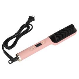 35W Negative Ion Hair Straightener Comb Dual Use Professional Heat Hair Straightening Brush