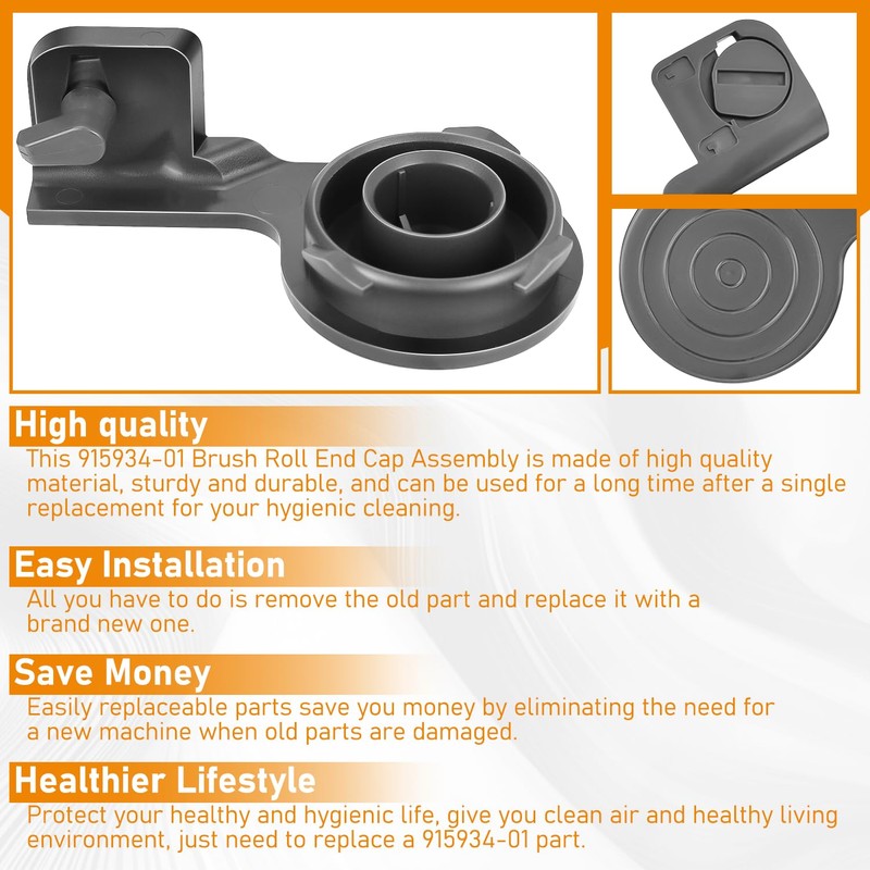 HASMX 915934-01 Brush Roll End Cap Assembly, Vacuum End Cap
