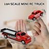 Mini RC Monster Truck, 1:64 Scale Remote Control Car with