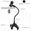 Gooseneck Microphone Stand, 19.69" Flexible Adjustable Arm with Super Crab