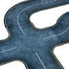 Asphalt Roads - Non-Slip Fabric 2D Road Set (Width 16.2