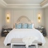 8000mAh Wireless Wall Sconces with Remote Control, Battery Operated Wall