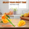 50Pcs Orange Peeler Tool，Citrus Peeler， Plastic Fruit Cutter，Lemon Citrus Peel