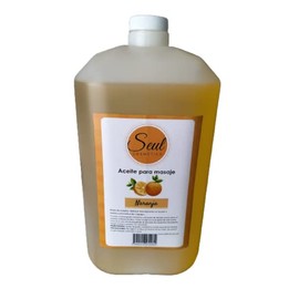 Aceite masajes Naranja SPA cuidado corporal 4 litros