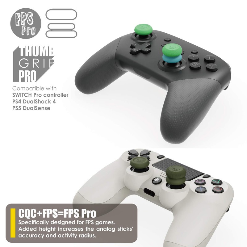 Skull & Co. Set de Thumb Grips, Joystick Cap, capuchón