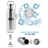 Tactiko Survival 34 oz/1000 ml Stainless Steel Wide Mouth Water