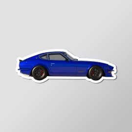 Calibear Prints Datsun 240Z Fairlady Z Nissan S30 JDM Vinyl Laptop Desktop Glossy Sticker 3"