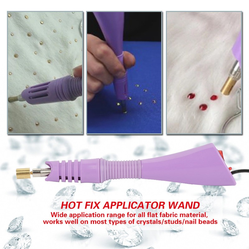 Hot Fix IrOn On Applicator Wand Heat Gun for Rhinestone