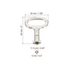 PATIKIL Key Shape Socket Spanner Key, 5 Pack Electrical Cabinet
