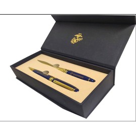 Pen Kit Mall - Masonic Shriner Fireman Marine Corp Luxery Ballpoint Pen (BP-202 Marine Pen Letter Opener)