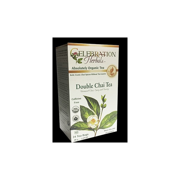 Celebration Herbals Double Chai Tea (Organic) - 24 Tea Bags