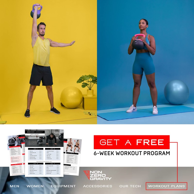 NZG Iron Sand Soft Kettlebell, Shock-Proof Weights