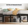 QEROMY Full Size Bed Frame - 18 in Sturdy Platform