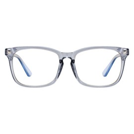 MAXJULI Blue Light Blocking Glasses,Computer Reading/Gaming/TV/Phones Glasses for Women Men(Transparent Blue)