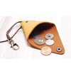 GoodsLand GD-TRICOIN-CA [Genuine Leather] Triangular Leather Coin Purse, Genuine Leather,