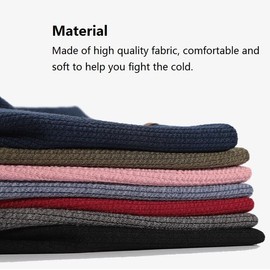 KOMUNJ Soft Comfortable Jersey Hat, Classic, Slouch Long Beanie Hat, Knitted Hats for Men and Women, for Spring, Autumn and Winter, pink