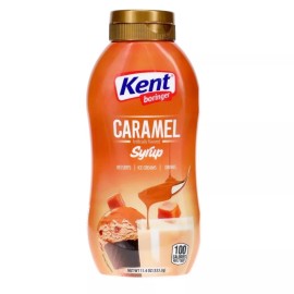 Kent Caramel Syrup - Full Case of 12 - 11.4oz sealed bottles