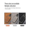 SANRILY Metal Leather 6 Button Smart Key Fob Cover Fit