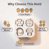 4-in-1 Hedgehog Mushroom Silicone Mold