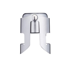 BarCraft Champagne Stopper/Sparkling Wine Saver with Luxury Polished Finish, Stainless Steel