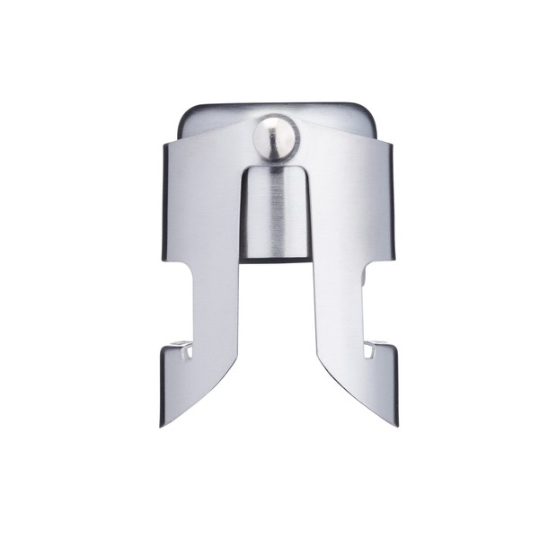BarCraft Champagne Stopper/Sparkling Wine Saver with Luxury Polished Finish, Stainless