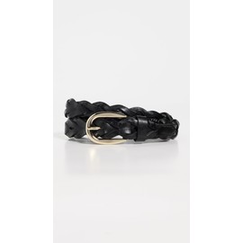 Madewell Women's Braided Belt, True Black, XXS - XS