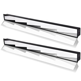 CHEDA Rally Panoramic 5 Panel Wink Mirror Compatible with Universal Cars Golf Carts EZGO Club Cars &Yamaha 2PCS (Black)