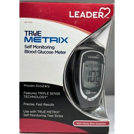 Leader True Metrix Self Monitoring Blood Glucose Meter - EXP: 12/2025
