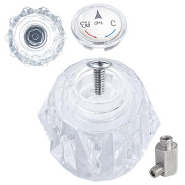 PuritySage Shower Faucet Knob Replacement,Compatible with Delta RP41661,Premium Shower Handle Set for Faucet - Easy Installation,Smooth Operation