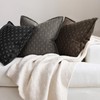 ZWJD Pillow Covers 26x26 Set of 2 Soft Polyester Textured
