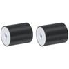 sourcing map 2Pcs 40 x 50mm M8 Thread Female Rubber