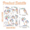 Rainbow Window Clings Anti-Collision Window Decals to Save Birds from