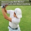 FINGER TEN Golf Ball Marker for Ladies Men Value 6